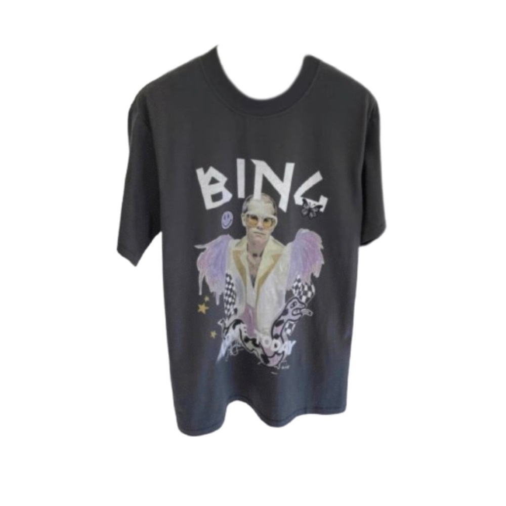 Anine Bing Elton John Graphic T-Shirt